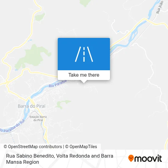 Rua Sabino Benedito map