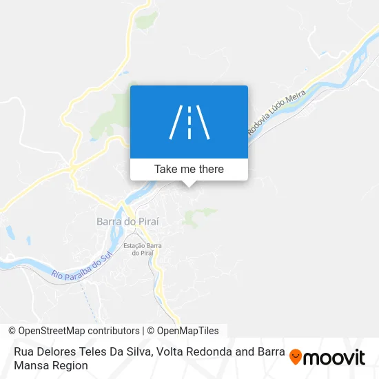Rua Delores Teles Da Silva map