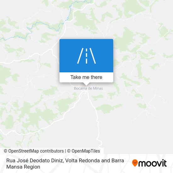 Rua José Deodato Diniz map