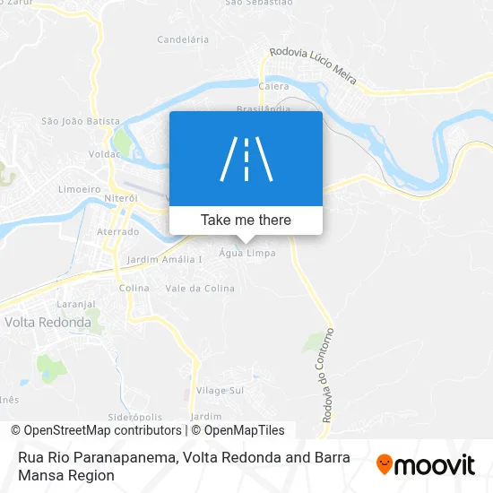 Rua Rio Paranapanema map