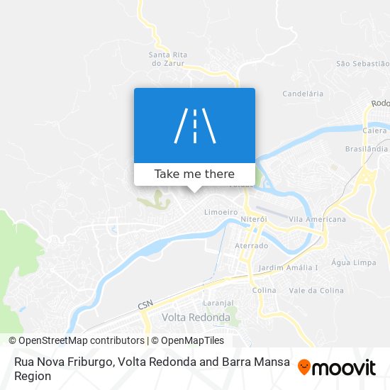 Mapa Rua Nova Friburgo