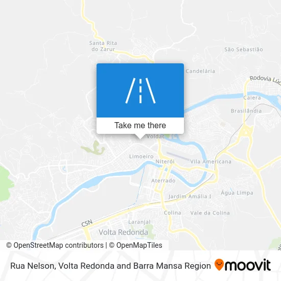 Rua Nelson map