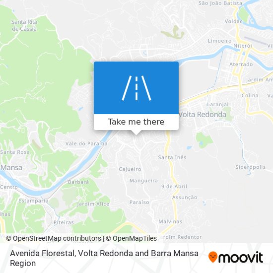 Mapa Avenida Florestal