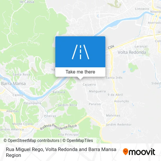 Rua Miguel Rego map