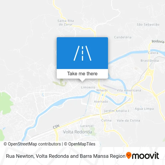Rua Newton map