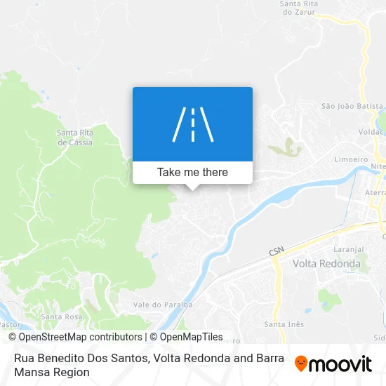 Rua Benedito Dos Santos map