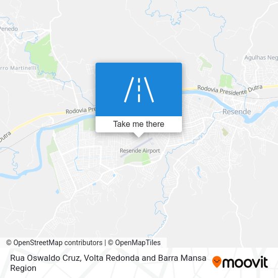 Rua Oswaldo Cruz map