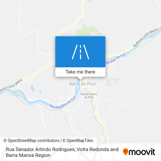 Rua Senador Arlíndo Rodrigues map
