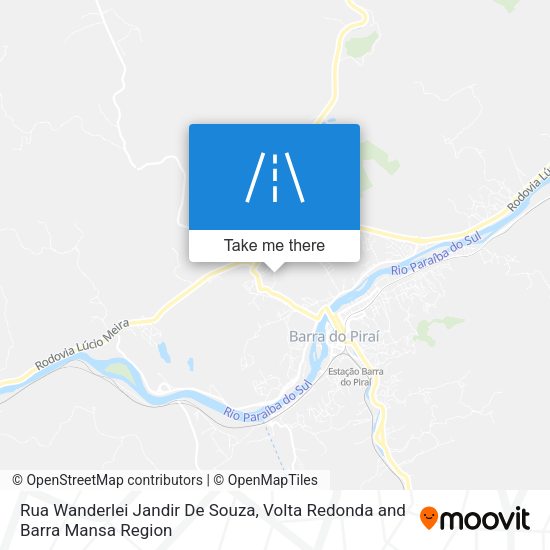 Rua Wanderlei Jandir De Souza map