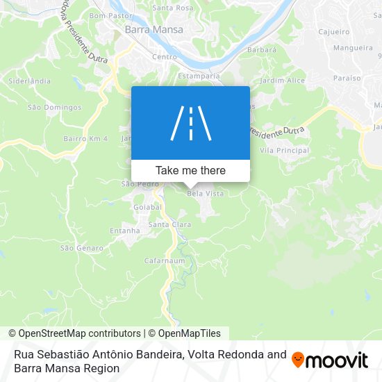 Rua Sebastião Antônio Bandeira map