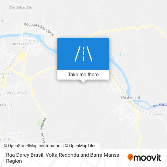 Rua Darcy Brasil map