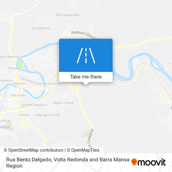 Rua Bento Delgado map