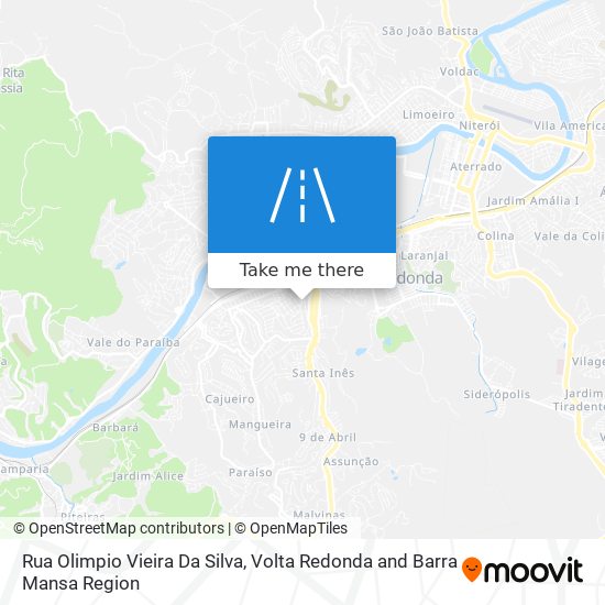 Rua Olimpio Vieira Da Silva map