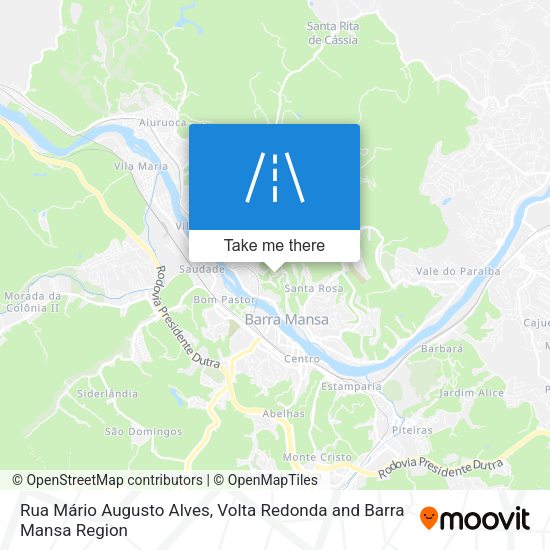 Rua Mário Augusto Alves map