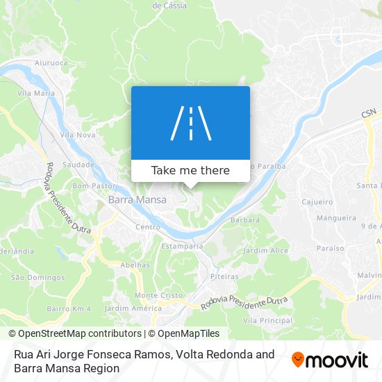 Mapa Rua Ari Jorge Fonseca Ramos