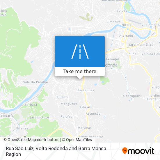 Mapa Rua São Luiz