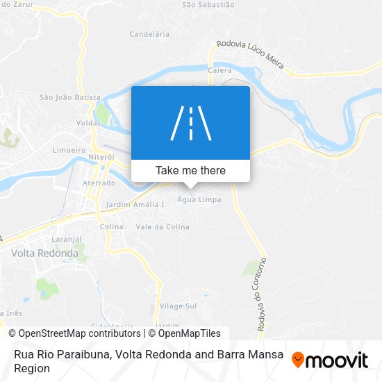 Rua Rio Paraibuna map