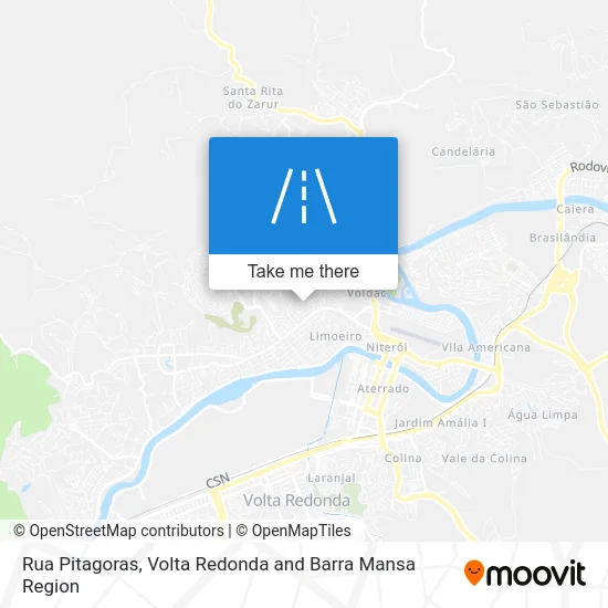 Rua Pitagoras map