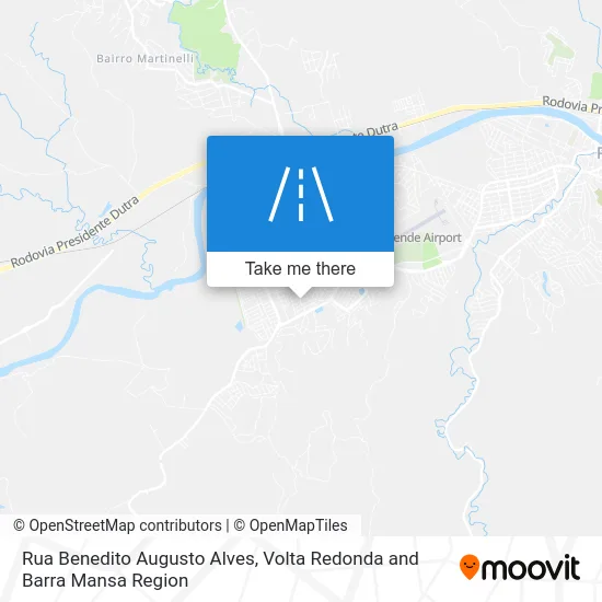 Rua Benedito Augusto Alves map