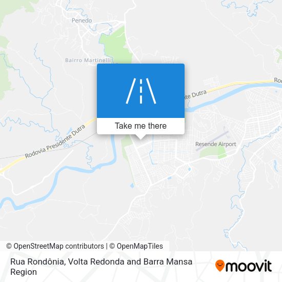 Rua Rondônia map