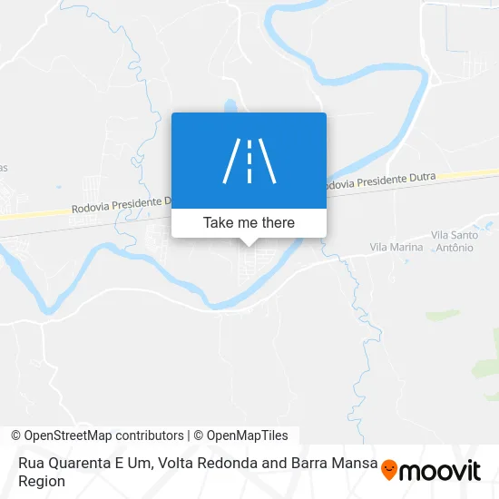 Rua Quarenta E Um map