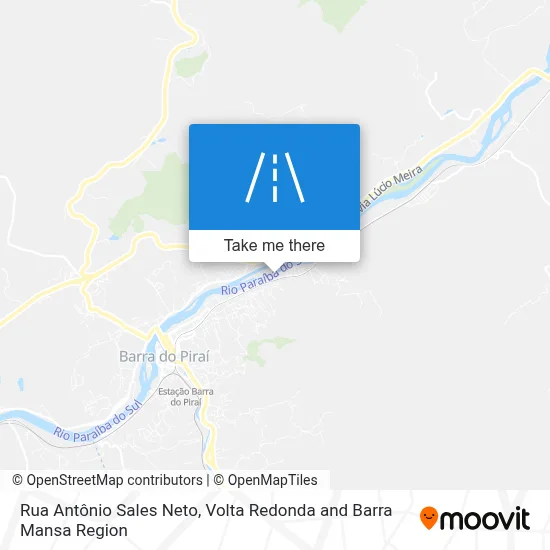 Rua Antônio Sales Neto map