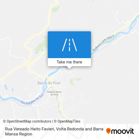 Rua Vereado Heito Favieri map