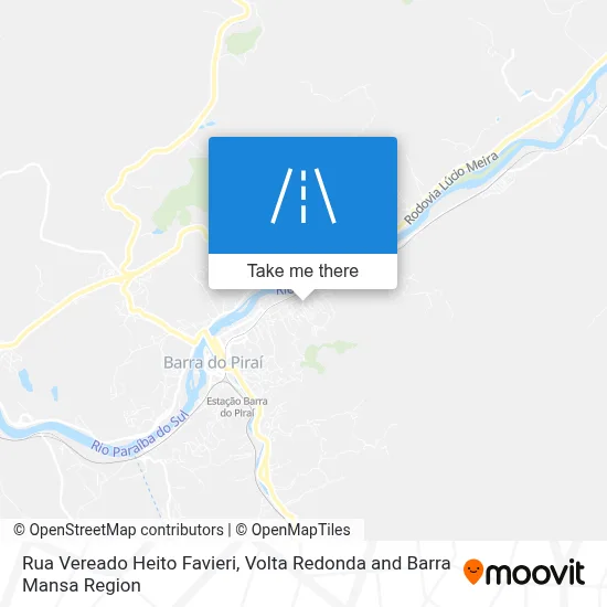 Rua Vereado Heito Favieri map