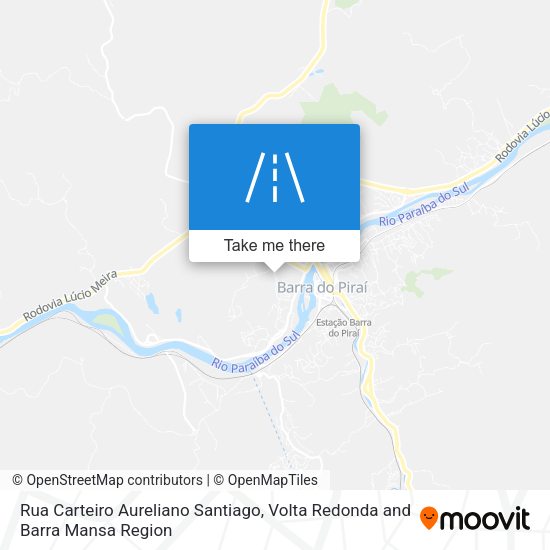 Rua Carteiro Aureliano Santiago map