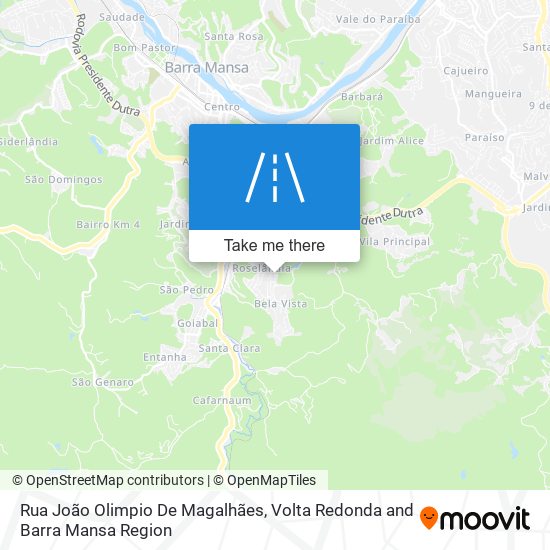Mapa Rua João Olimpio De Magalhães