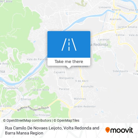 Mapa Rua Camilo De Novaes Leijoto