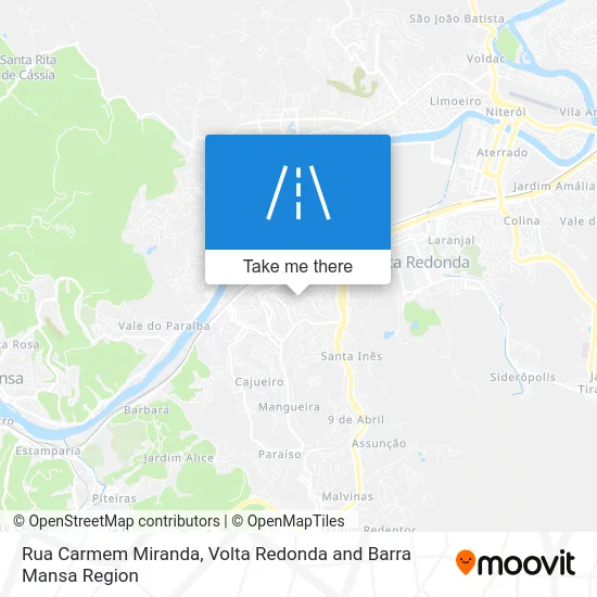 Rua Carmem Miranda map