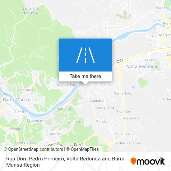 Rua Dom Pedro Primeiro map