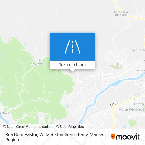 Rua Bom Pastor map