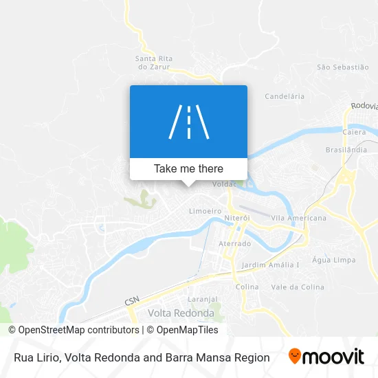 Rua Lirio map