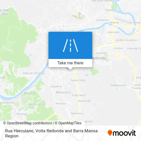 Rua Herculano map