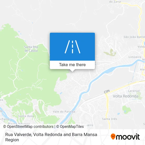 Rua Valverde map