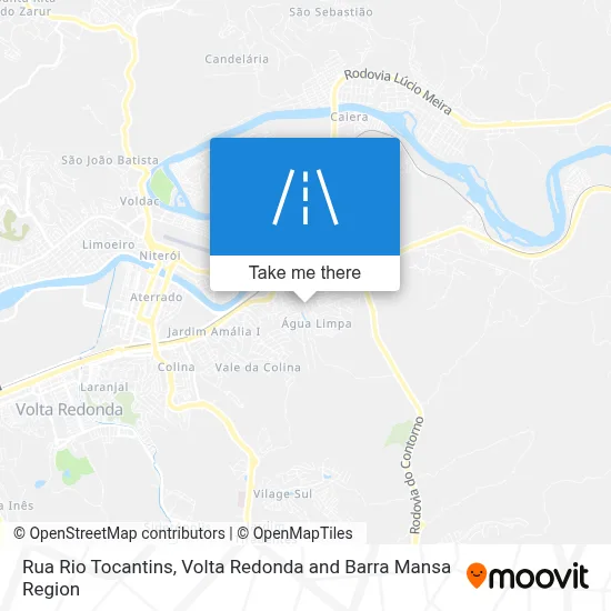 Rua Rio Tocantins map