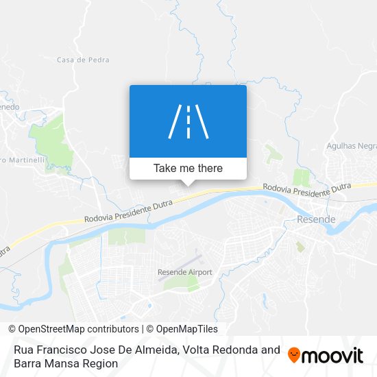 Rua Francisco Jose De Almeida map