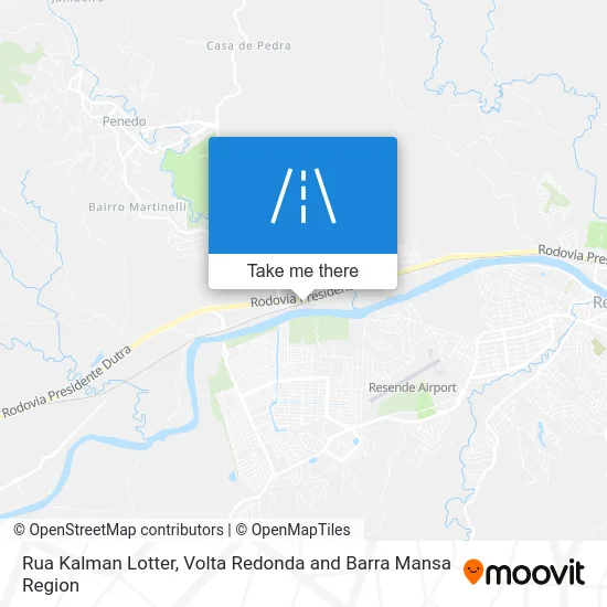 Rua Kalman Lotter map