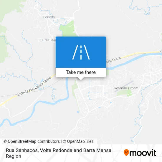 Rua Sanhacos map