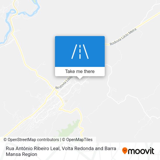 Rua Antônio Ribeiro Leal map