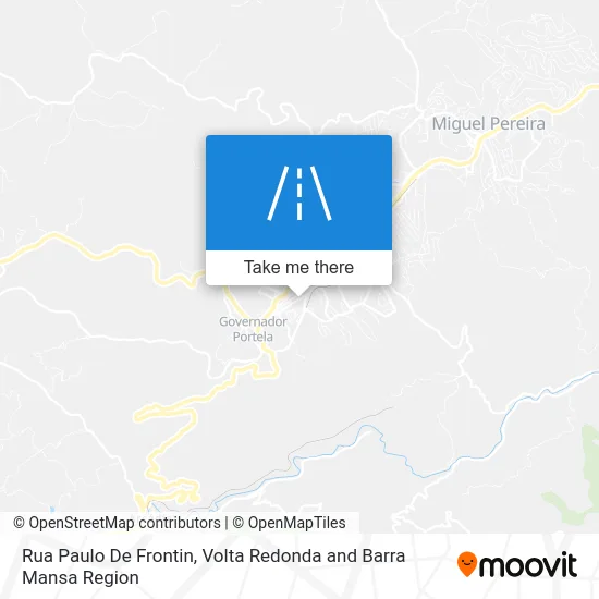 Rua Paulo De Frontin map