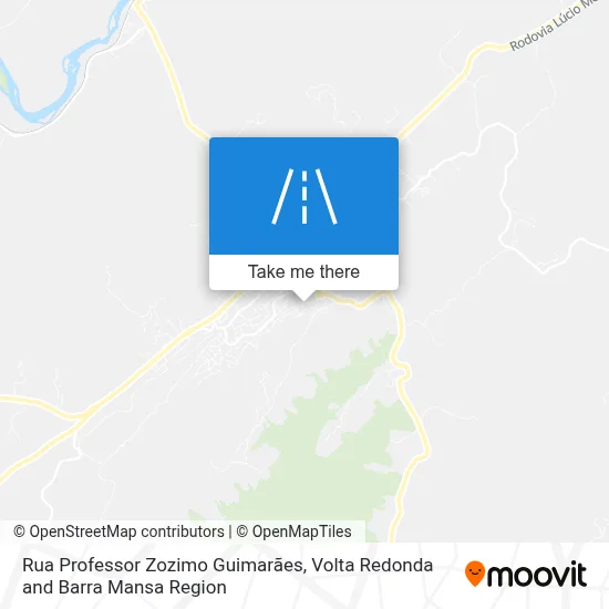 Rua Professor Zozimo Guimarães map