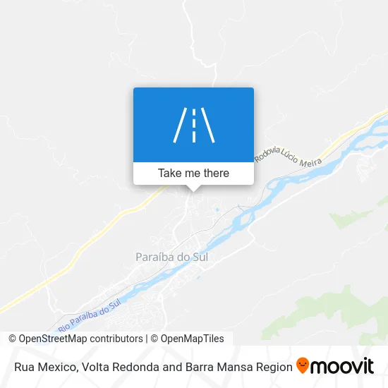 Rua Mexico map