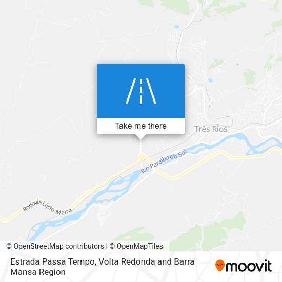 Estrada Passa Tempo map