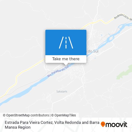 Mapa Estrada Para Vieira Cortez