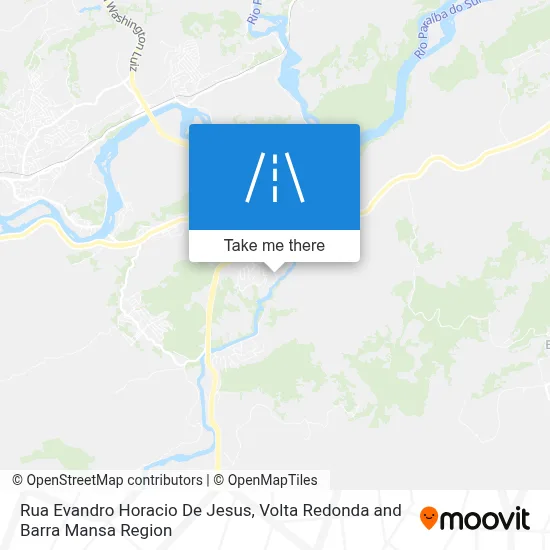 Rua Evandro Horacio De Jesus map