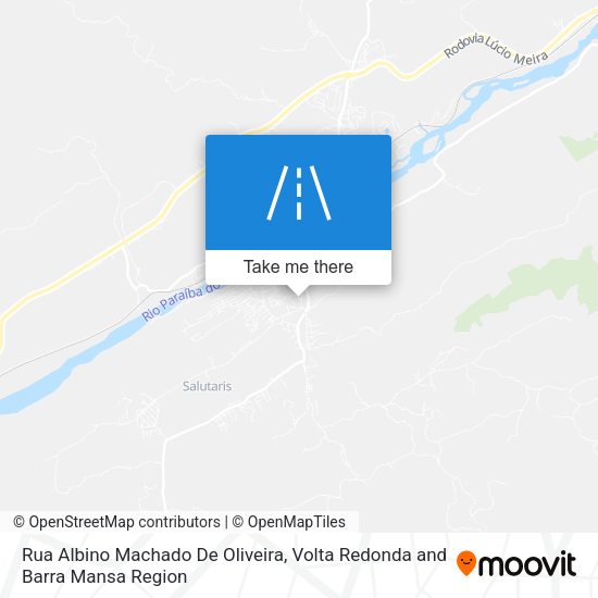 Rua Albino Machado De Oliveira map