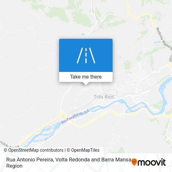 Rua Antonio Pereira map